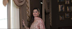 Blush Rose Pakistani Tissue Hand-Embroidered Suit